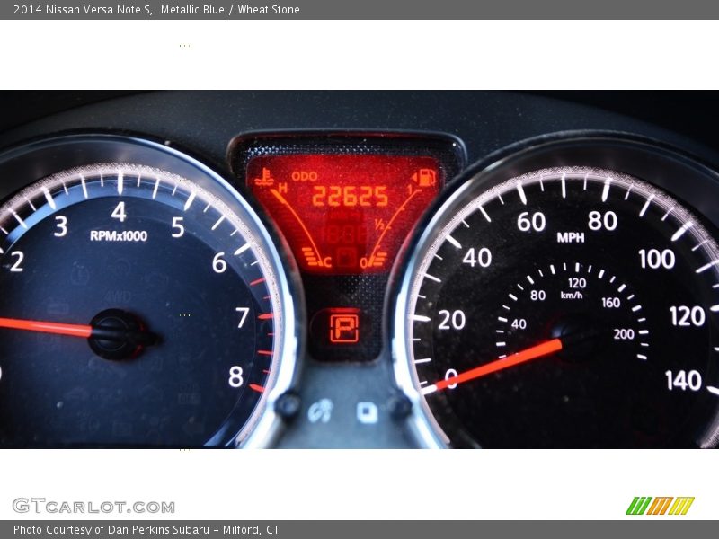 Metallic Blue / Wheat Stone 2014 Nissan Versa Note S
