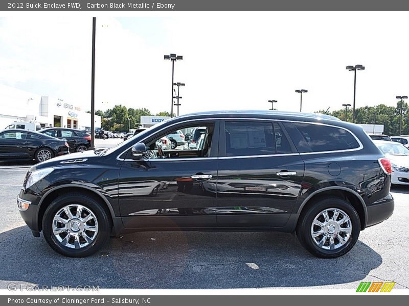 Carbon Black Metallic / Ebony 2012 Buick Enclave FWD