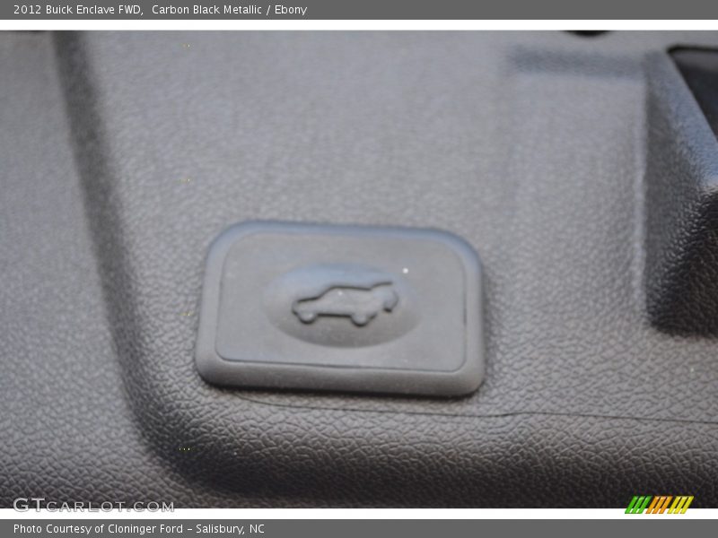Carbon Black Metallic / Ebony 2012 Buick Enclave FWD