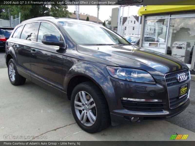 Lava Grey Pearl Effect / Cardamom Beige 2008 Audi Q7 3.6 Premium quattro