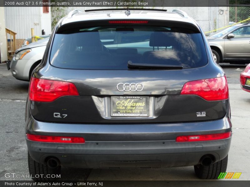 Lava Grey Pearl Effect / Cardamom Beige 2008 Audi Q7 3.6 Premium quattro