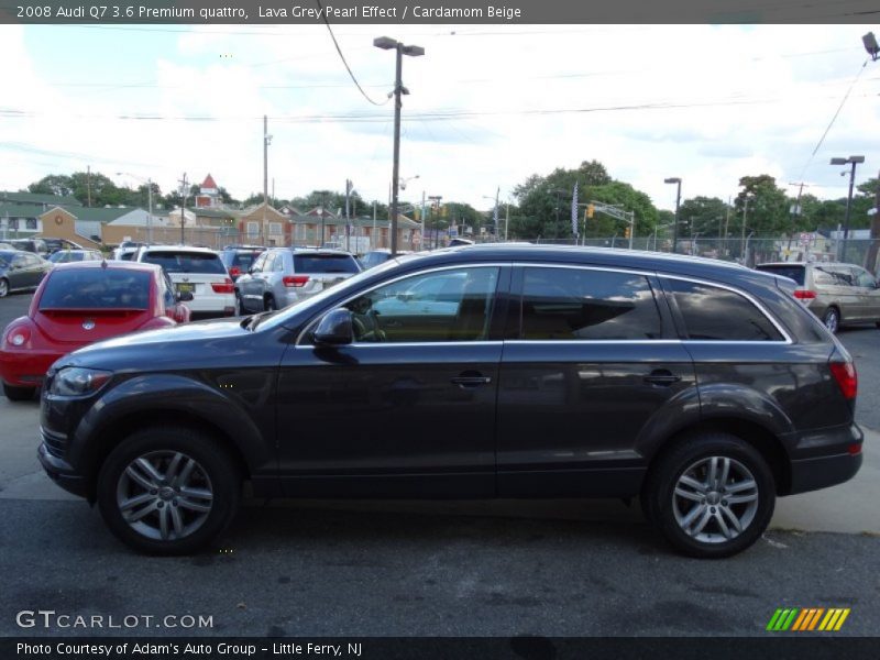 Lava Grey Pearl Effect / Cardamom Beige 2008 Audi Q7 3.6 Premium quattro