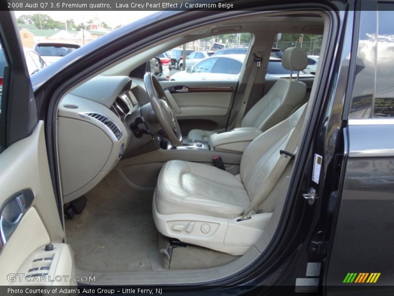 Lava Grey Pearl Effect / Cardamom Beige 2008 Audi Q7 3.6 Premium quattro