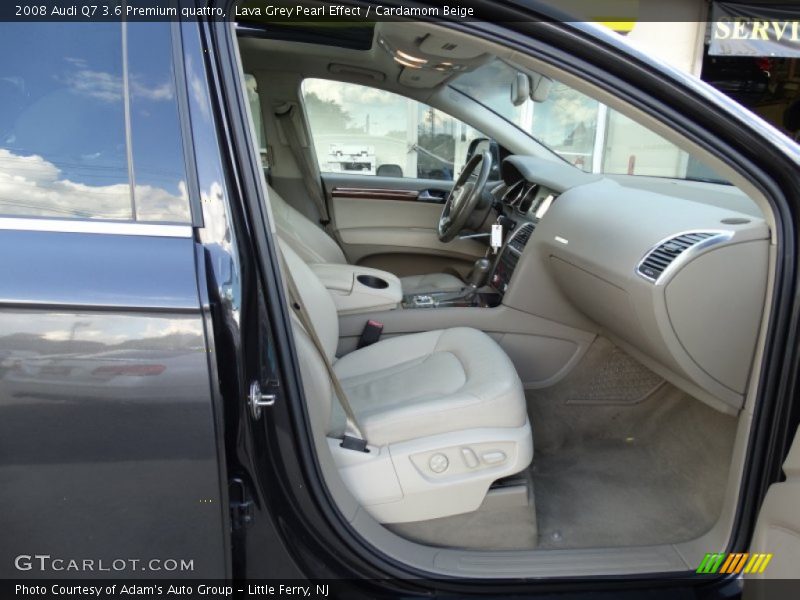 Lava Grey Pearl Effect / Cardamom Beige 2008 Audi Q7 3.6 Premium quattro