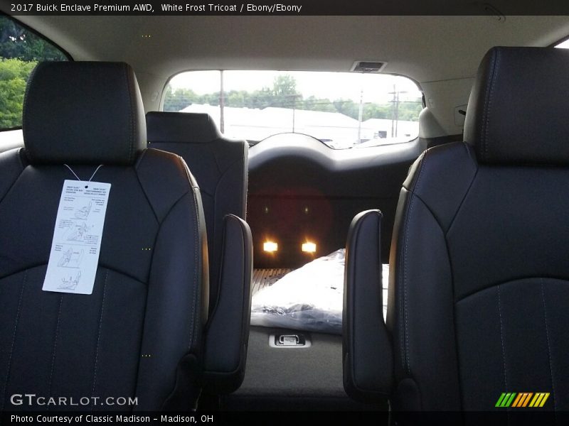 White Frost Tricoat / Ebony/Ebony 2017 Buick Enclave Premium AWD