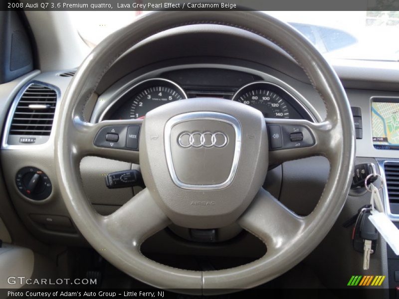 Lava Grey Pearl Effect / Cardamom Beige 2008 Audi Q7 3.6 Premium quattro