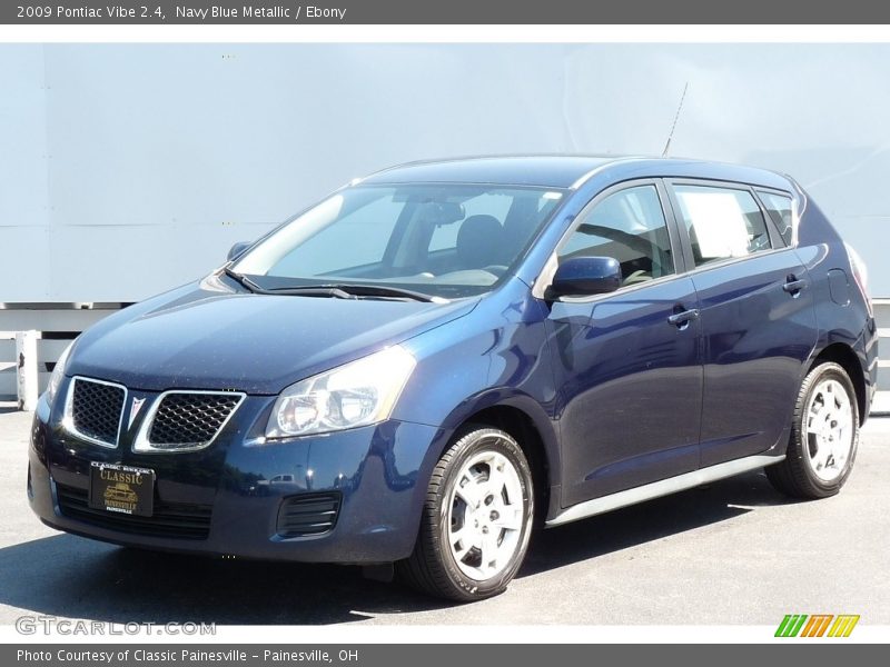 Navy Blue Metallic / Ebony 2009 Pontiac Vibe 2.4