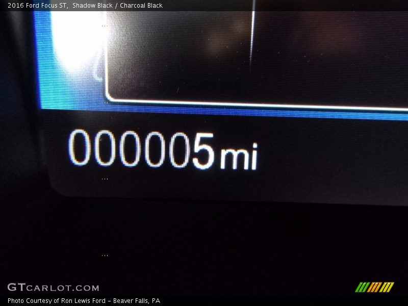 Shadow Black / Charcoal Black 2016 Ford Focus ST