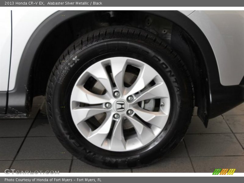 Alabaster Silver Metallic / Black 2013 Honda CR-V EX