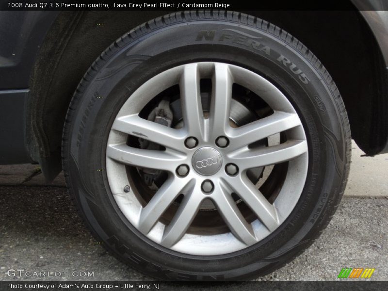 Lava Grey Pearl Effect / Cardamom Beige 2008 Audi Q7 3.6 Premium quattro