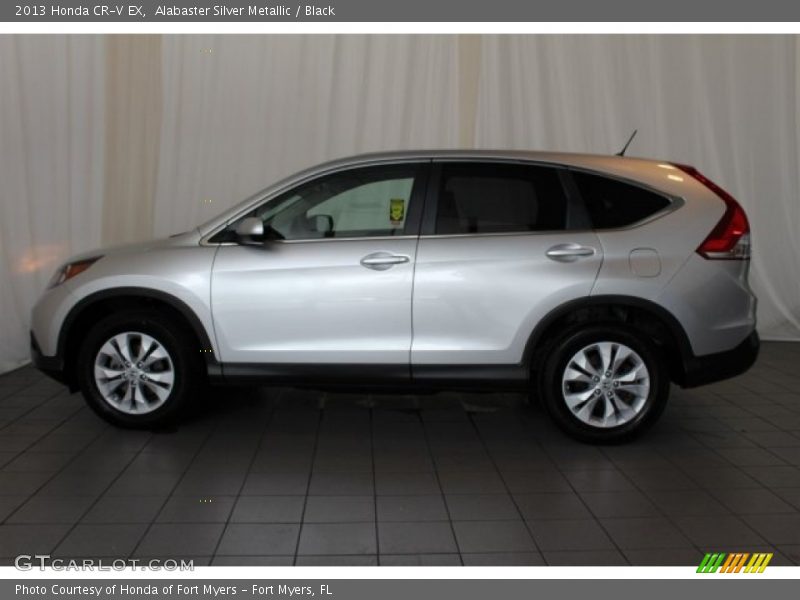 Alabaster Silver Metallic / Black 2013 Honda CR-V EX