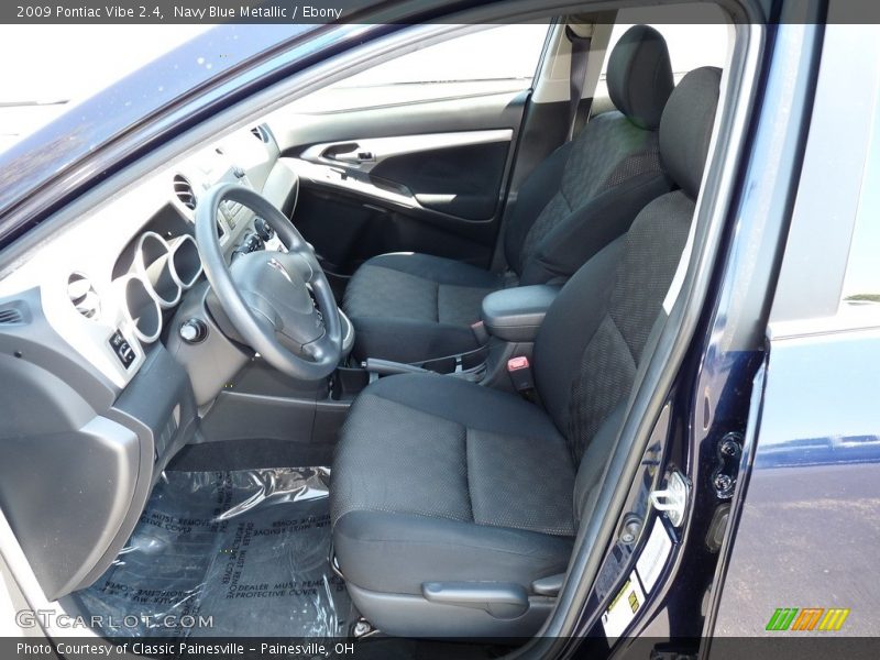 Navy Blue Metallic / Ebony 2009 Pontiac Vibe 2.4