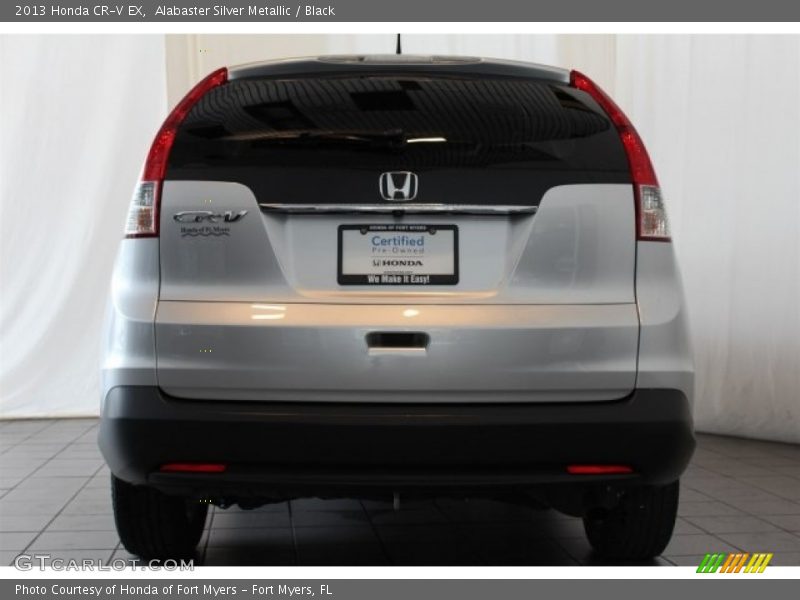 Alabaster Silver Metallic / Black 2013 Honda CR-V EX