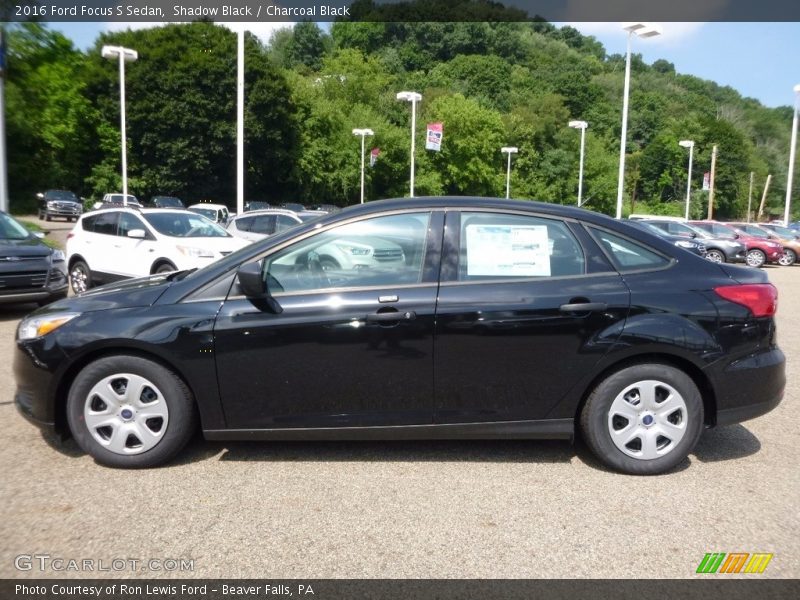 Shadow Black / Charcoal Black 2016 Ford Focus S Sedan