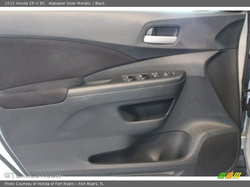 Alabaster Silver Metallic / Black 2013 Honda CR-V EX