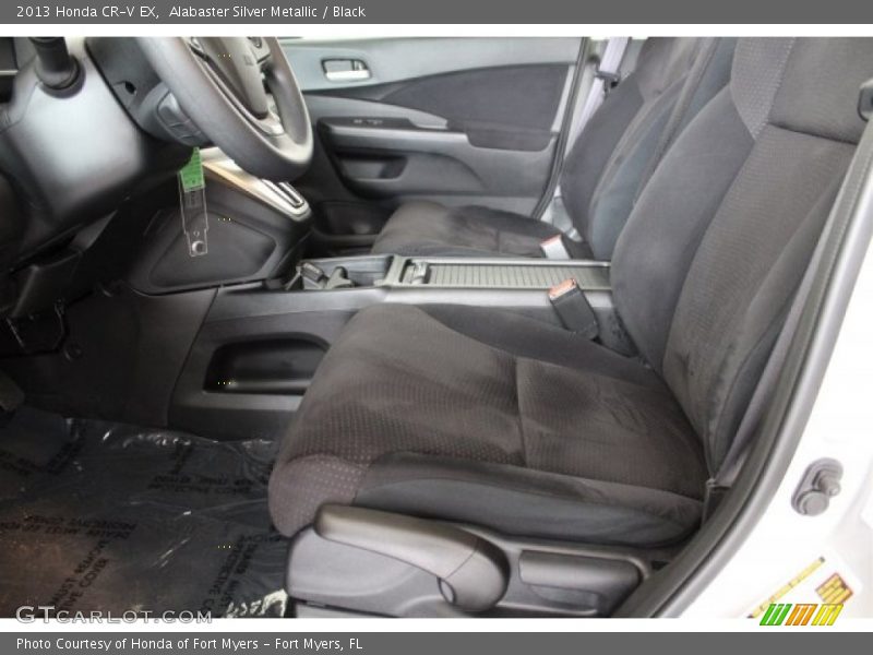 Alabaster Silver Metallic / Black 2013 Honda CR-V EX