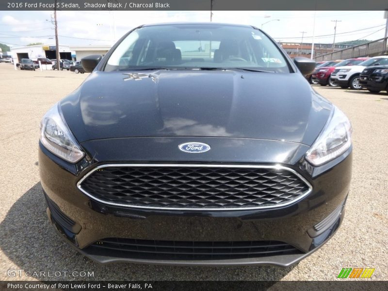 Shadow Black / Charcoal Black 2016 Ford Focus S Sedan