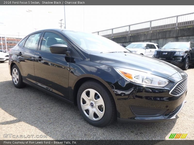 Shadow Black / Charcoal Black 2016 Ford Focus S Sedan