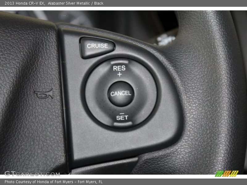 Alabaster Silver Metallic / Black 2013 Honda CR-V EX
