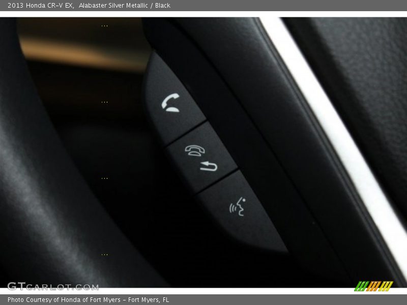 Alabaster Silver Metallic / Black 2013 Honda CR-V EX