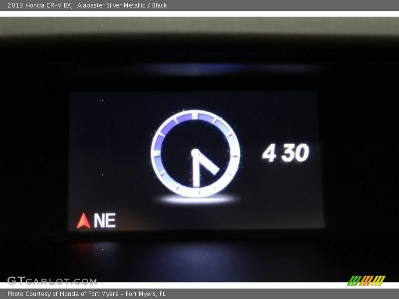 Alabaster Silver Metallic / Black 2013 Honda CR-V EX