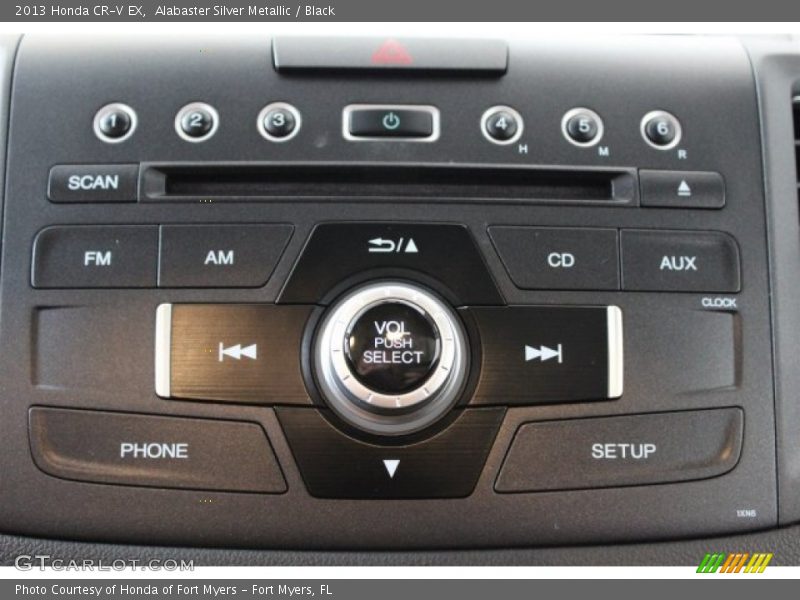 Alabaster Silver Metallic / Black 2013 Honda CR-V EX