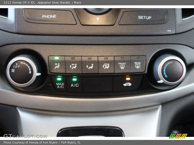 Alabaster Silver Metallic / Black 2013 Honda CR-V EX