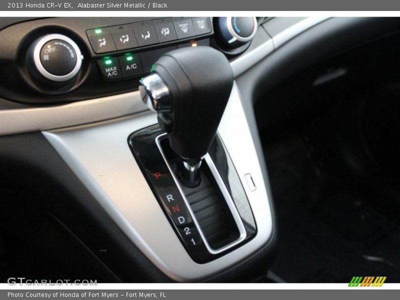 Alabaster Silver Metallic / Black 2013 Honda CR-V EX