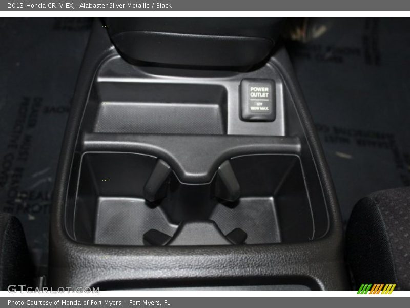 Alabaster Silver Metallic / Black 2013 Honda CR-V EX