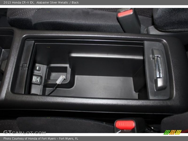 Alabaster Silver Metallic / Black 2013 Honda CR-V EX