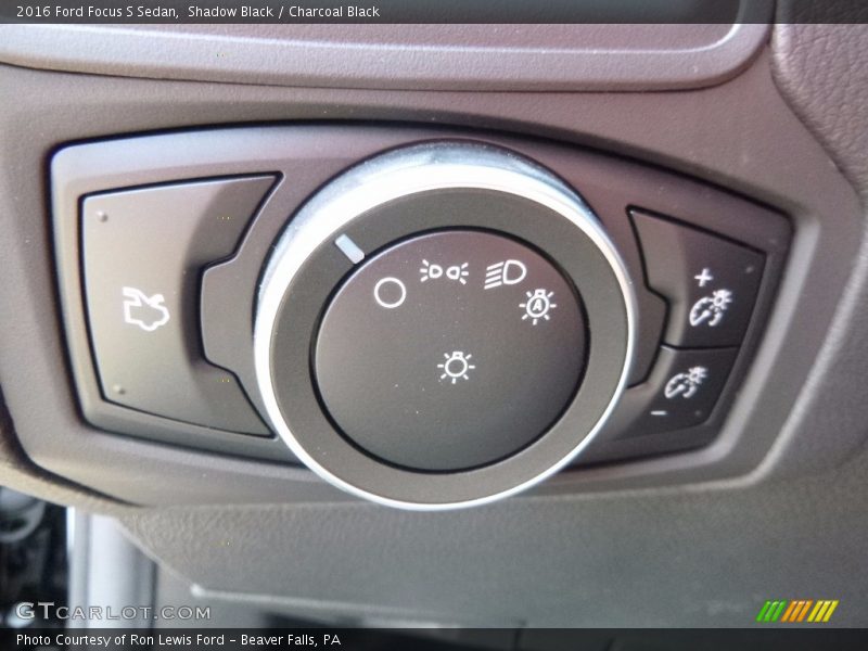 Shadow Black / Charcoal Black 2016 Ford Focus S Sedan