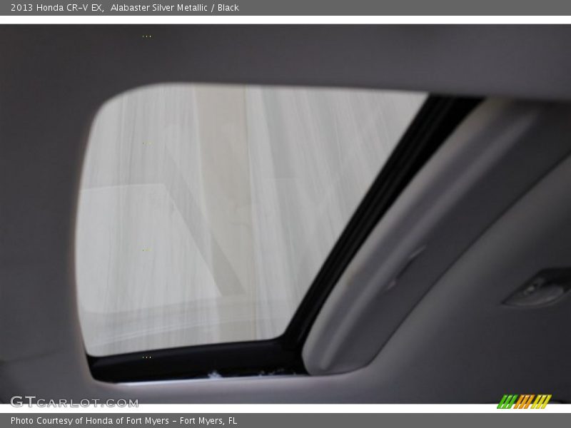 Alabaster Silver Metallic / Black 2013 Honda CR-V EX