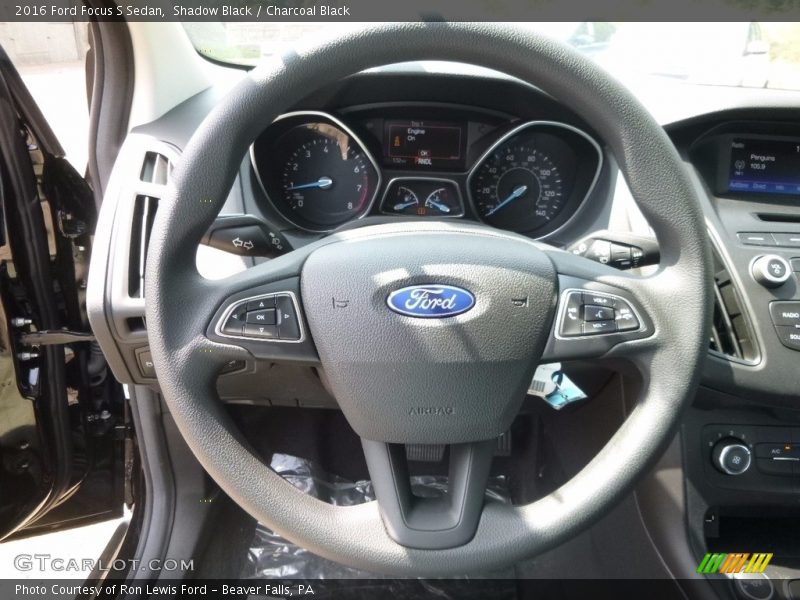 Shadow Black / Charcoal Black 2016 Ford Focus S Sedan