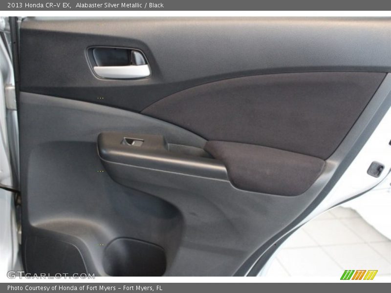Alabaster Silver Metallic / Black 2013 Honda CR-V EX