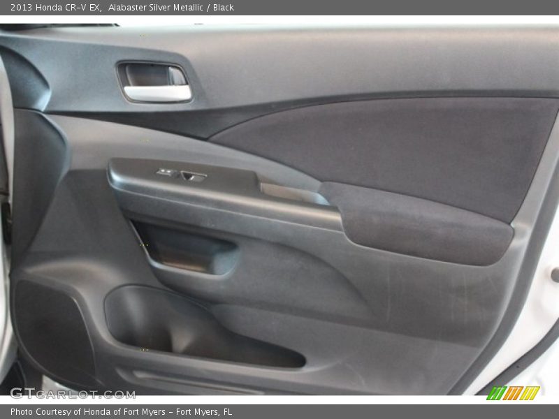 Alabaster Silver Metallic / Black 2013 Honda CR-V EX