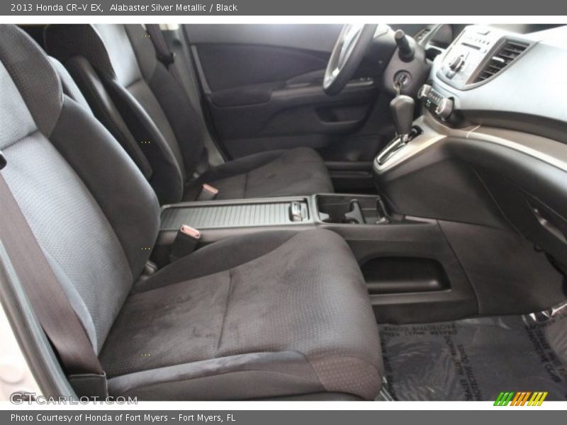 Alabaster Silver Metallic / Black 2013 Honda CR-V EX