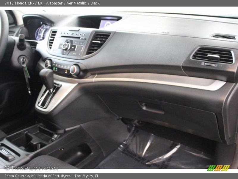 Alabaster Silver Metallic / Black 2013 Honda CR-V EX