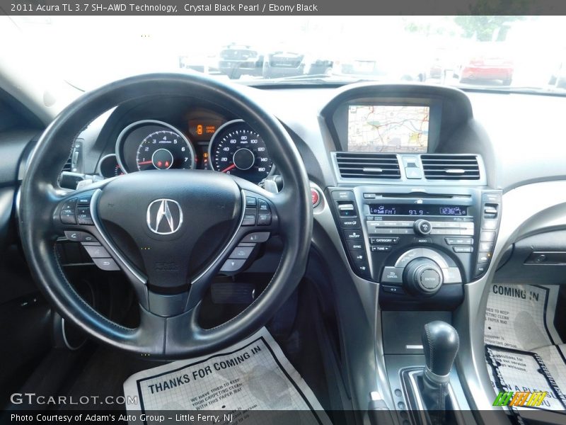 Crystal Black Pearl / Ebony Black 2011 Acura TL 3.7 SH-AWD Technology