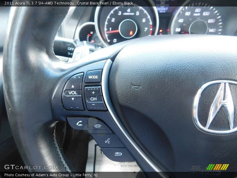 Crystal Black Pearl / Ebony Black 2011 Acura TL 3.7 SH-AWD Technology