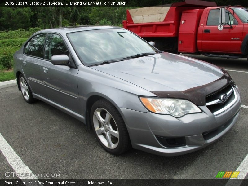 Diamond Gray Metallic / Off Black 2009 Subaru Legacy 2.5i Sedan