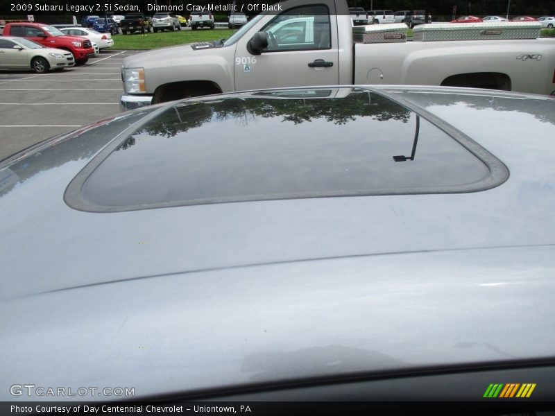 Diamond Gray Metallic / Off Black 2009 Subaru Legacy 2.5i Sedan