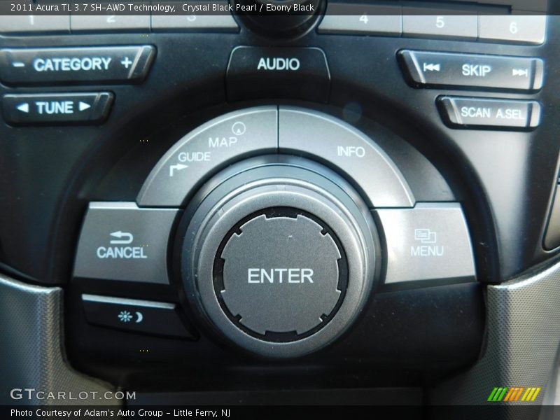 Crystal Black Pearl / Ebony Black 2011 Acura TL 3.7 SH-AWD Technology