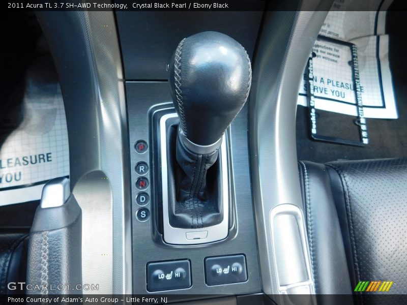 Crystal Black Pearl / Ebony Black 2011 Acura TL 3.7 SH-AWD Technology