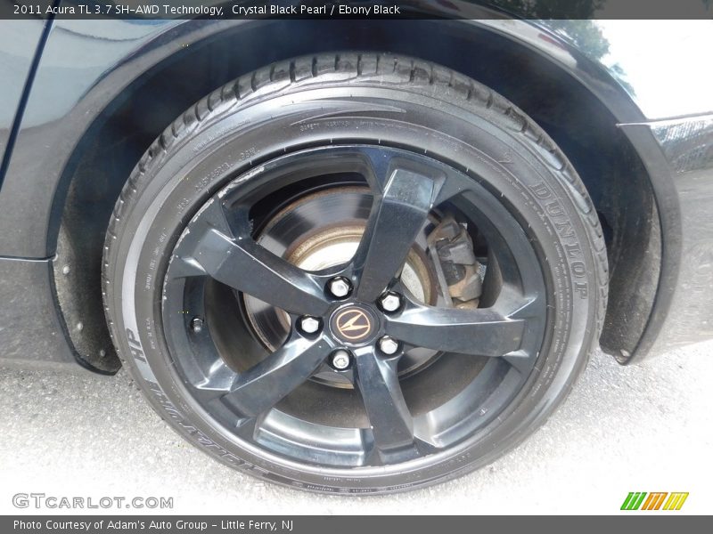 Crystal Black Pearl / Ebony Black 2011 Acura TL 3.7 SH-AWD Technology
