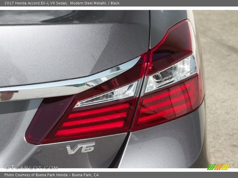 Modern Steel Metallic / Black 2017 Honda Accord EX-L V6 Sedan
