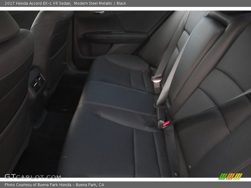 Modern Steel Metallic / Black 2017 Honda Accord EX-L V6 Sedan