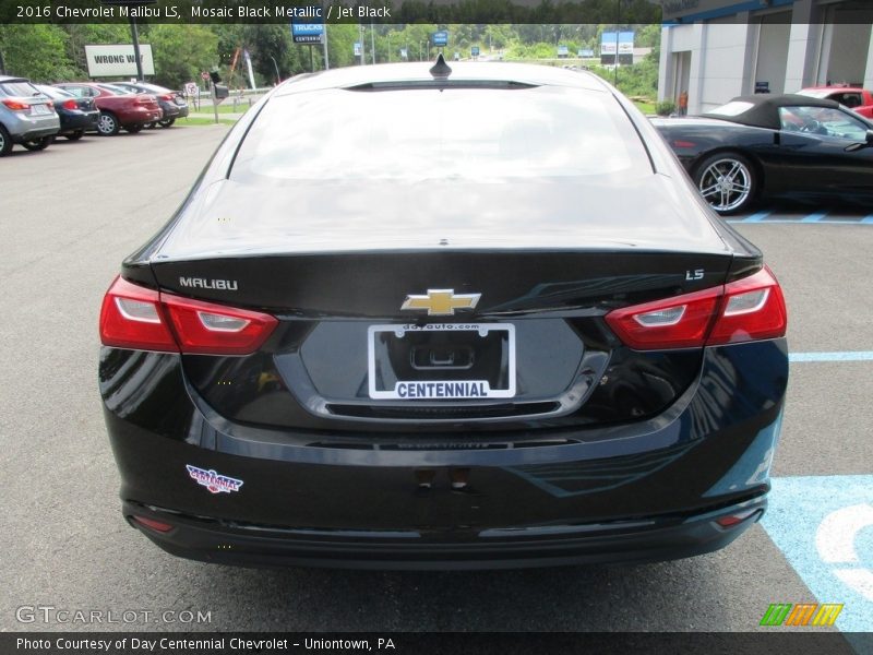 Mosaic Black Metallic / Jet Black 2016 Chevrolet Malibu LS