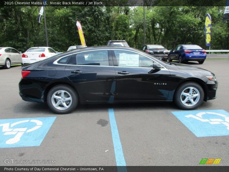 Mosaic Black Metallic / Jet Black 2016 Chevrolet Malibu LS