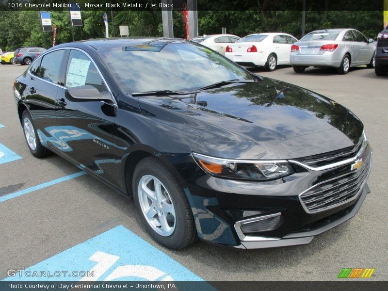 Mosaic Black Metallic / Jet Black 2016 Chevrolet Malibu LS