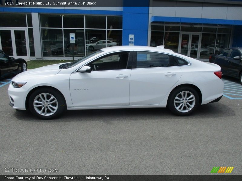 Summit White / Jet Black 2016 Chevrolet Malibu LT